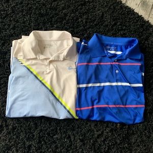 Nike Golf Polo Mens Large Lot Of 2